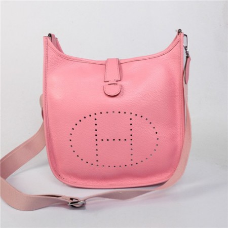 Hermes Evelyne GM W32cm Bag Pink